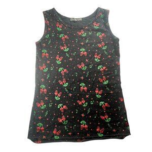 Hellcat Punks Japan Skull Cherry Print Tank Top